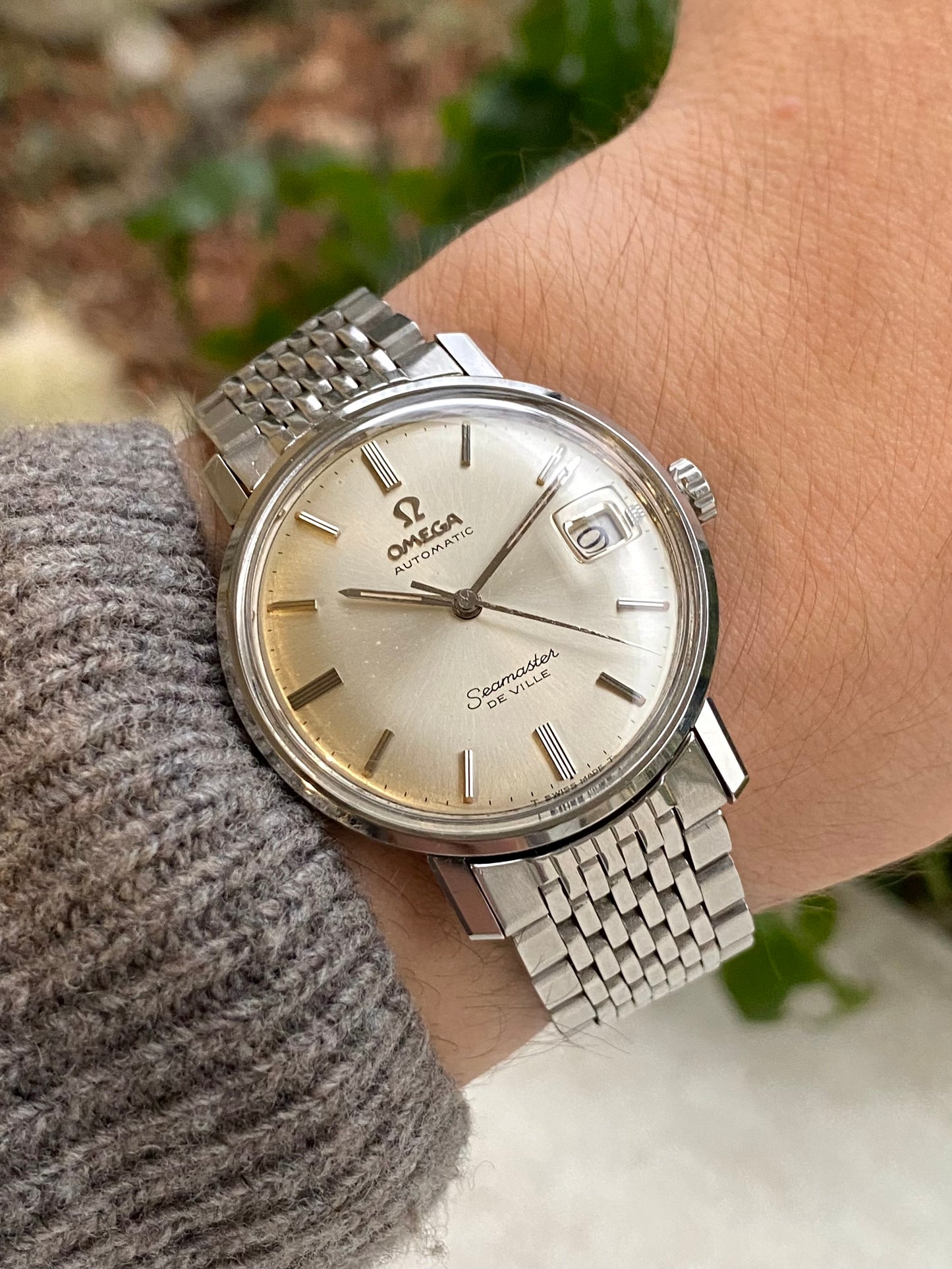 Omega Seamaster DeVille Automatic Cal.565 Montre Vintage + Bracelet - Ref.166.020 1967