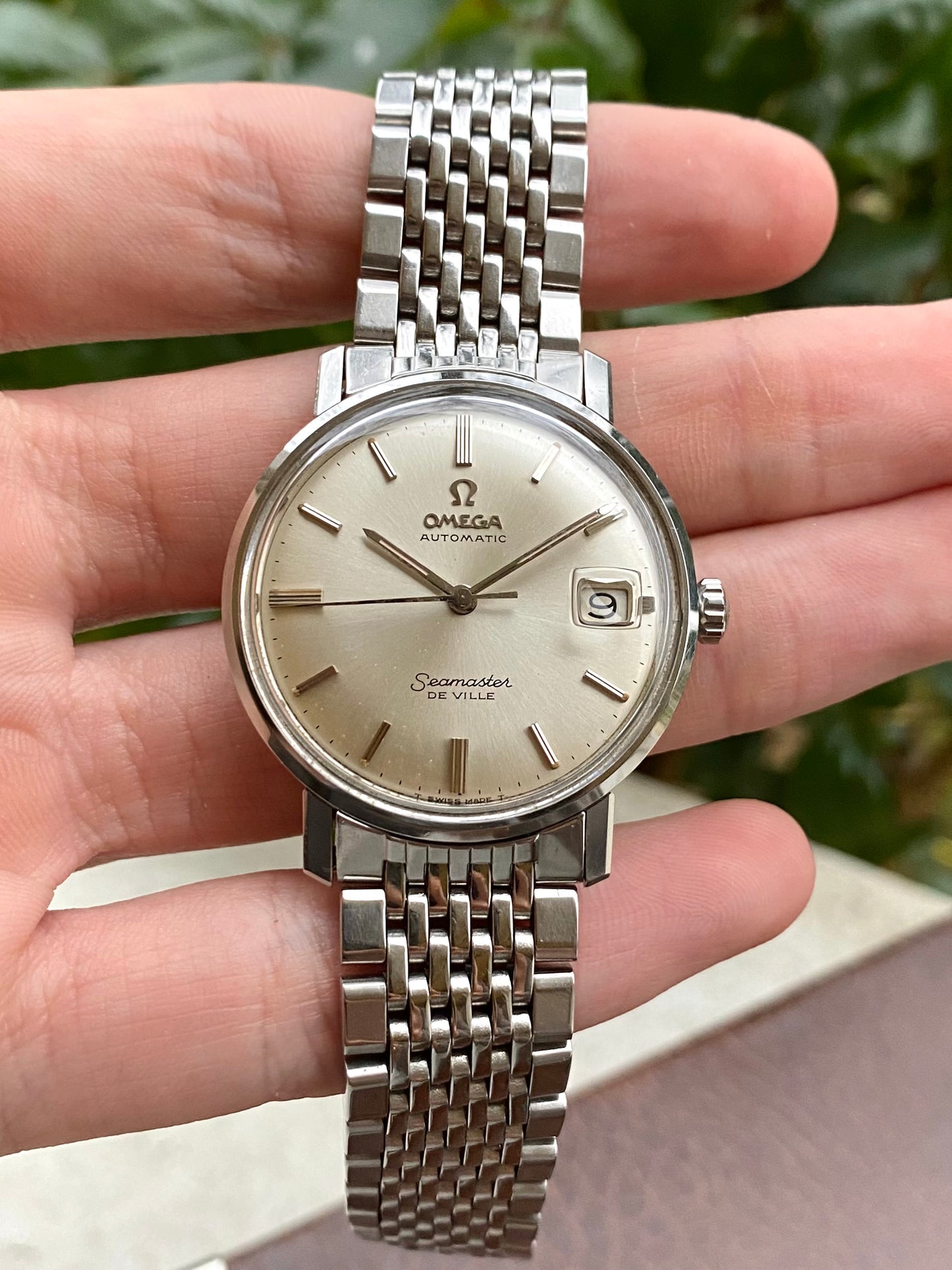 Omega Seamaster DeVille Automatic Cal.565 Montre Vintage + Bracelet - Ref.166.020 1967