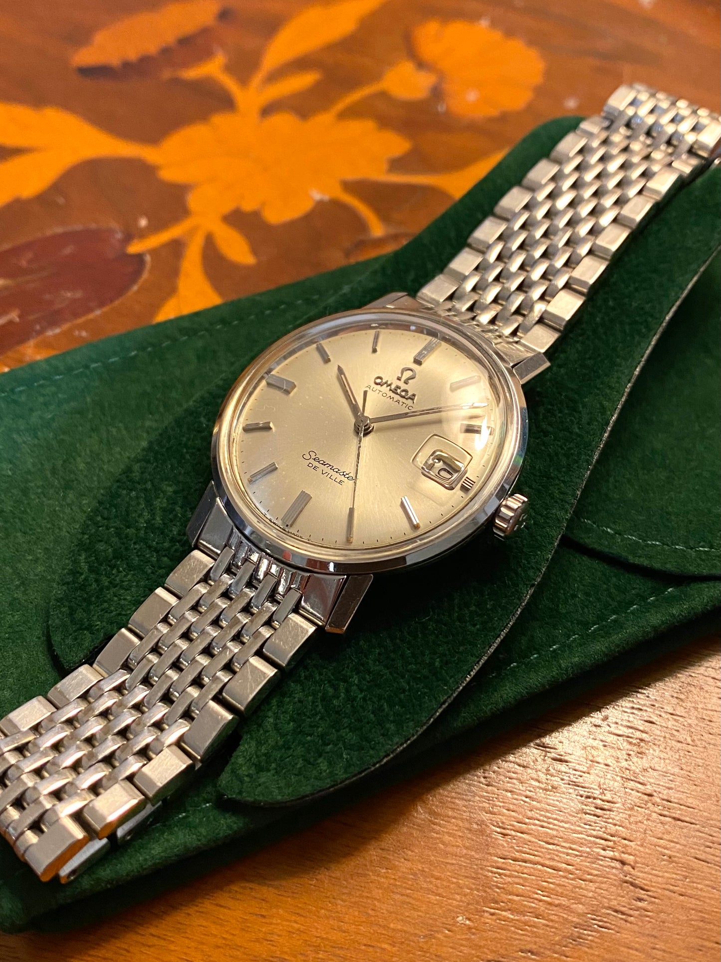 Omega Seamaster DeVille Automatic Cal.565 Montre Vintage + Bracelet - Ref.166.020 1967