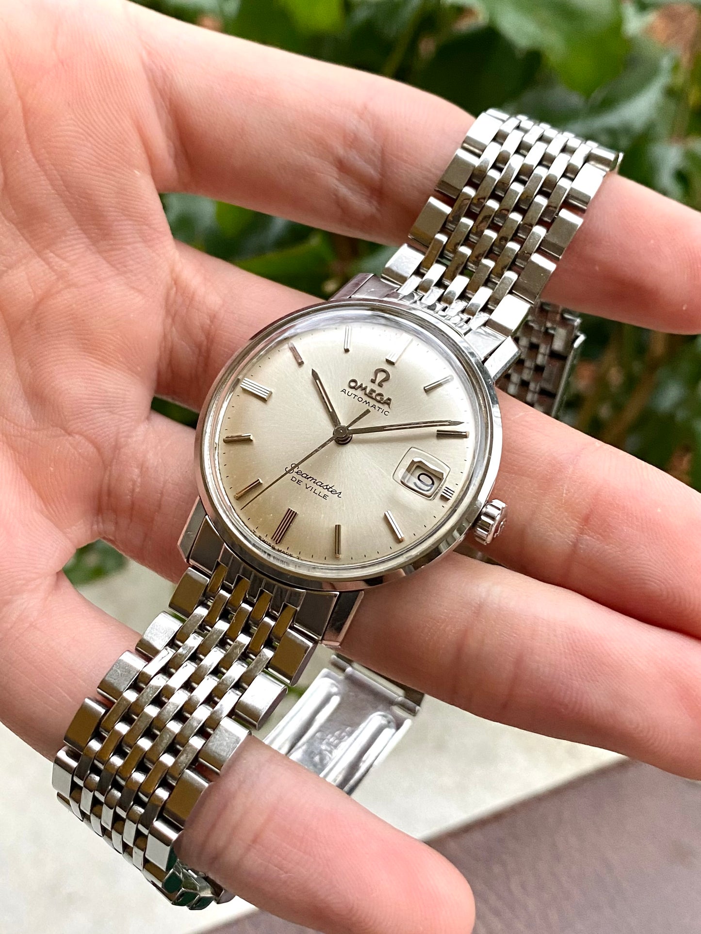 Omega Seamaster DeVille Automatic Cal.565 Montre Vintage + Bracelet - Ref.166.020 1967