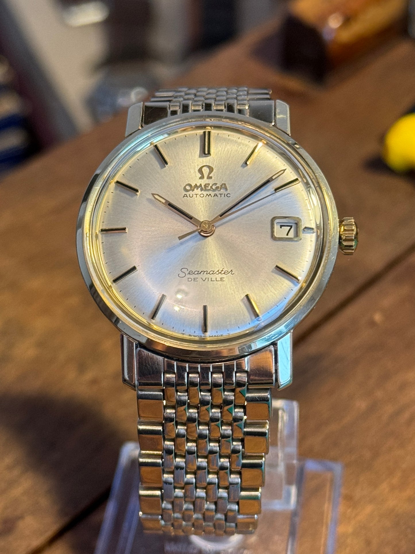 Omega Seamaster DeVille Automatic Cal.565 Montre Vintage + Bracelet Omega Plaqué Or 1967