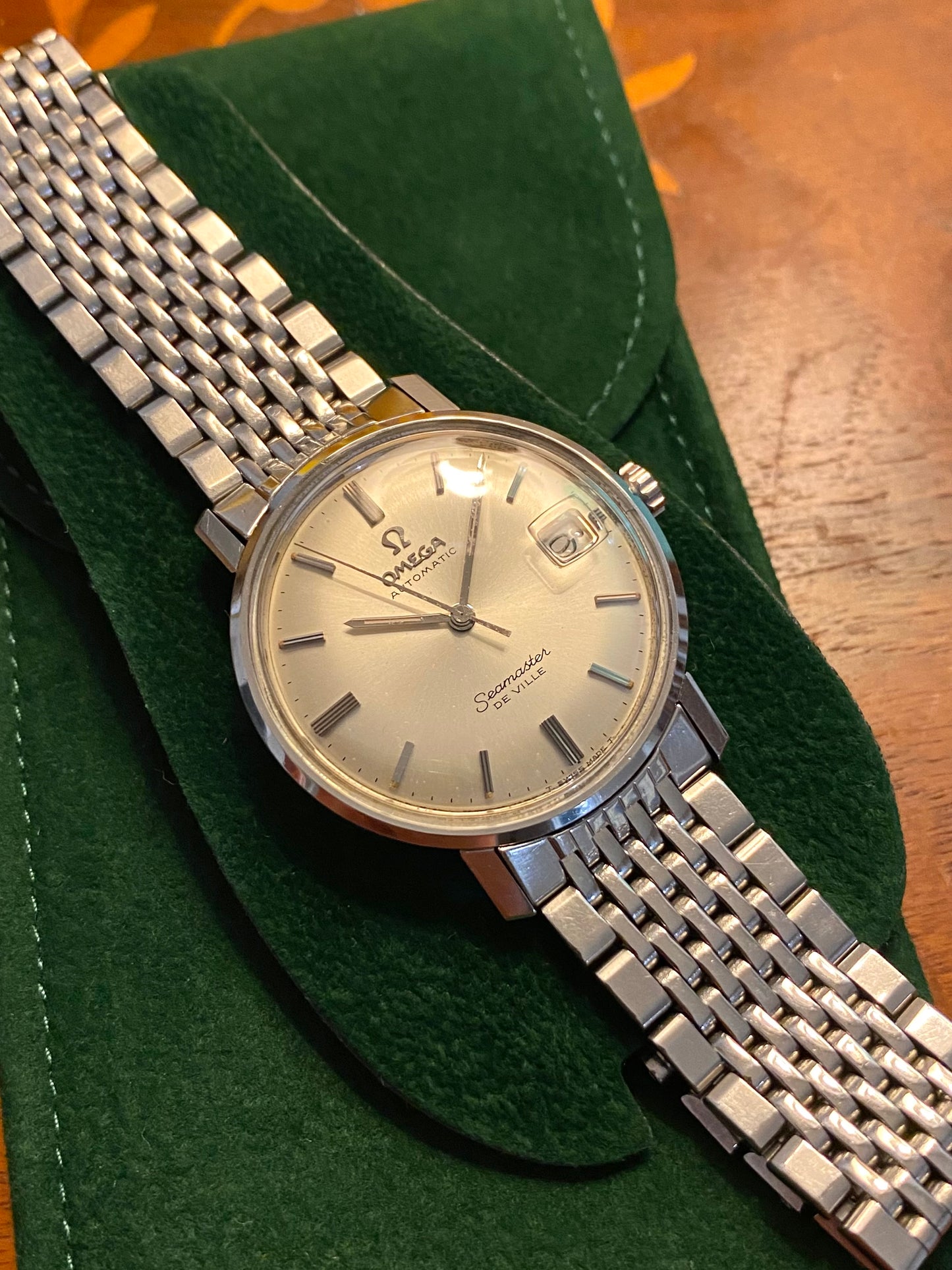 Omega Seamaster DeVille Automatic Cal.565 Montre Vintage + Bracelet - Ref.166.020 1967