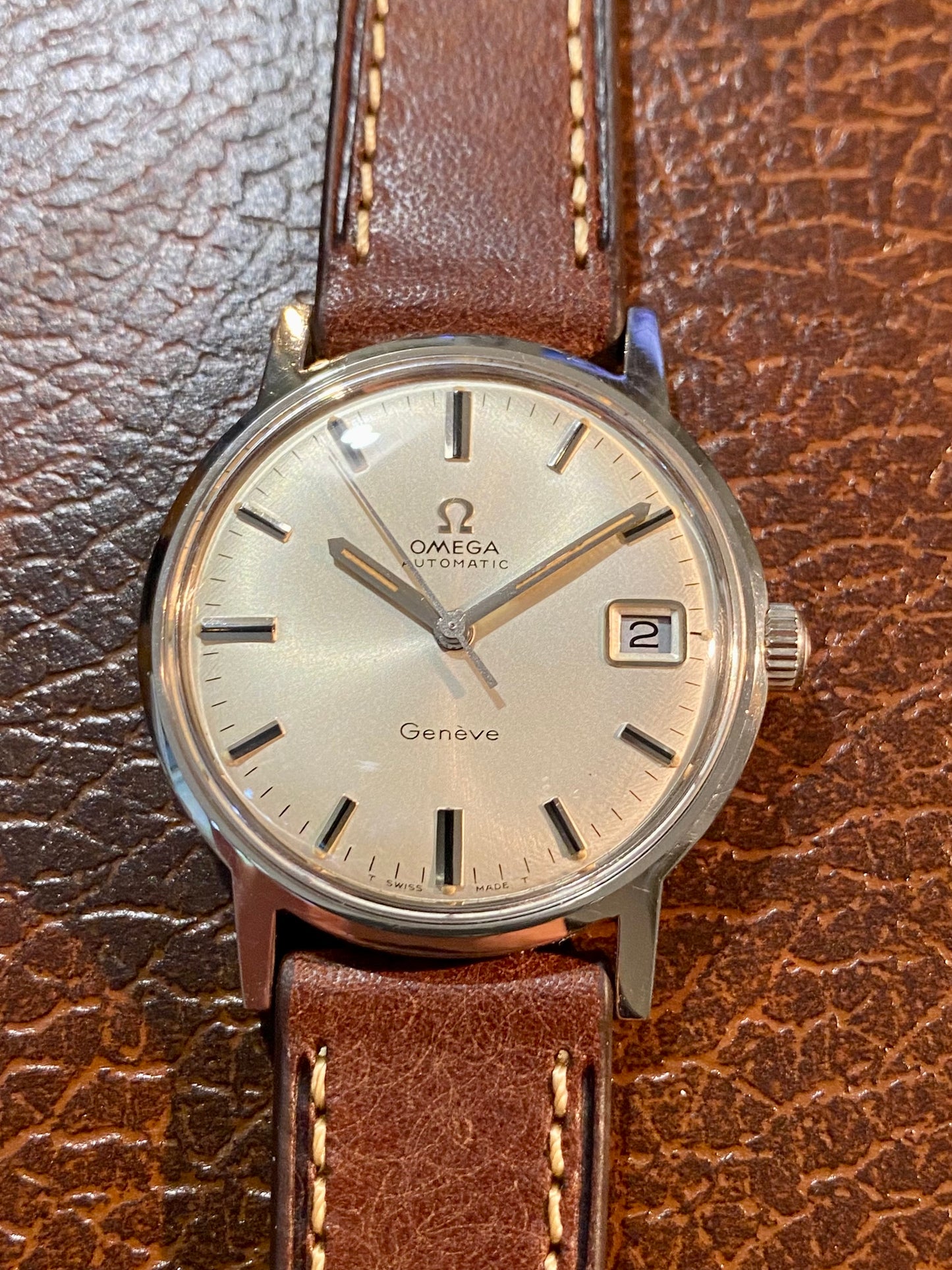 Omega Genève Automatic Montre Vintage Mécanique Cal.565 - Réf.166.070 - 1971