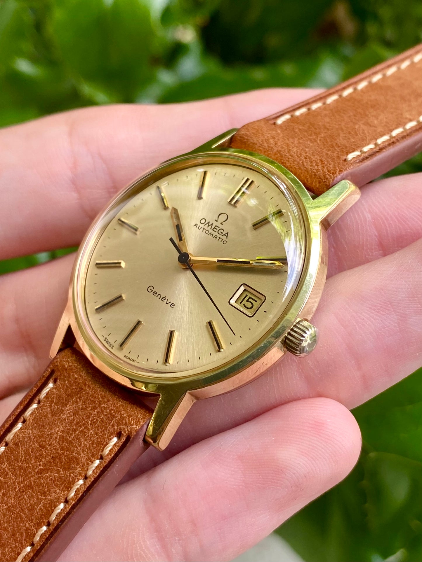 Omega Genève Automatic Cal.1012 Montre Vintage Mécanique Réf.166.0163 - 1972