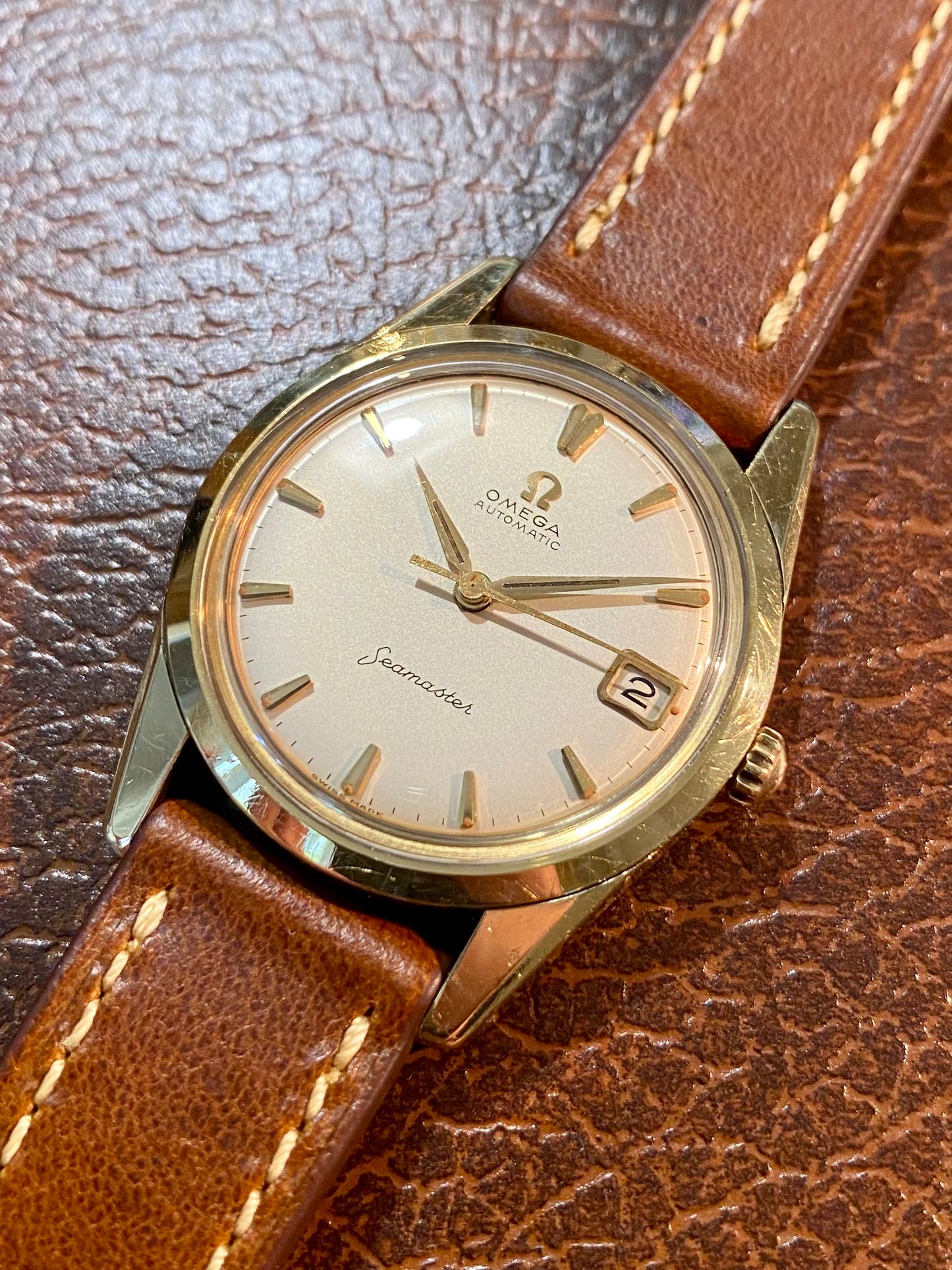 Omega Seamaster Automatic Cal.562 Montre Vintage Mécanique Réf.14701-3-SC - 1960 + Boîte