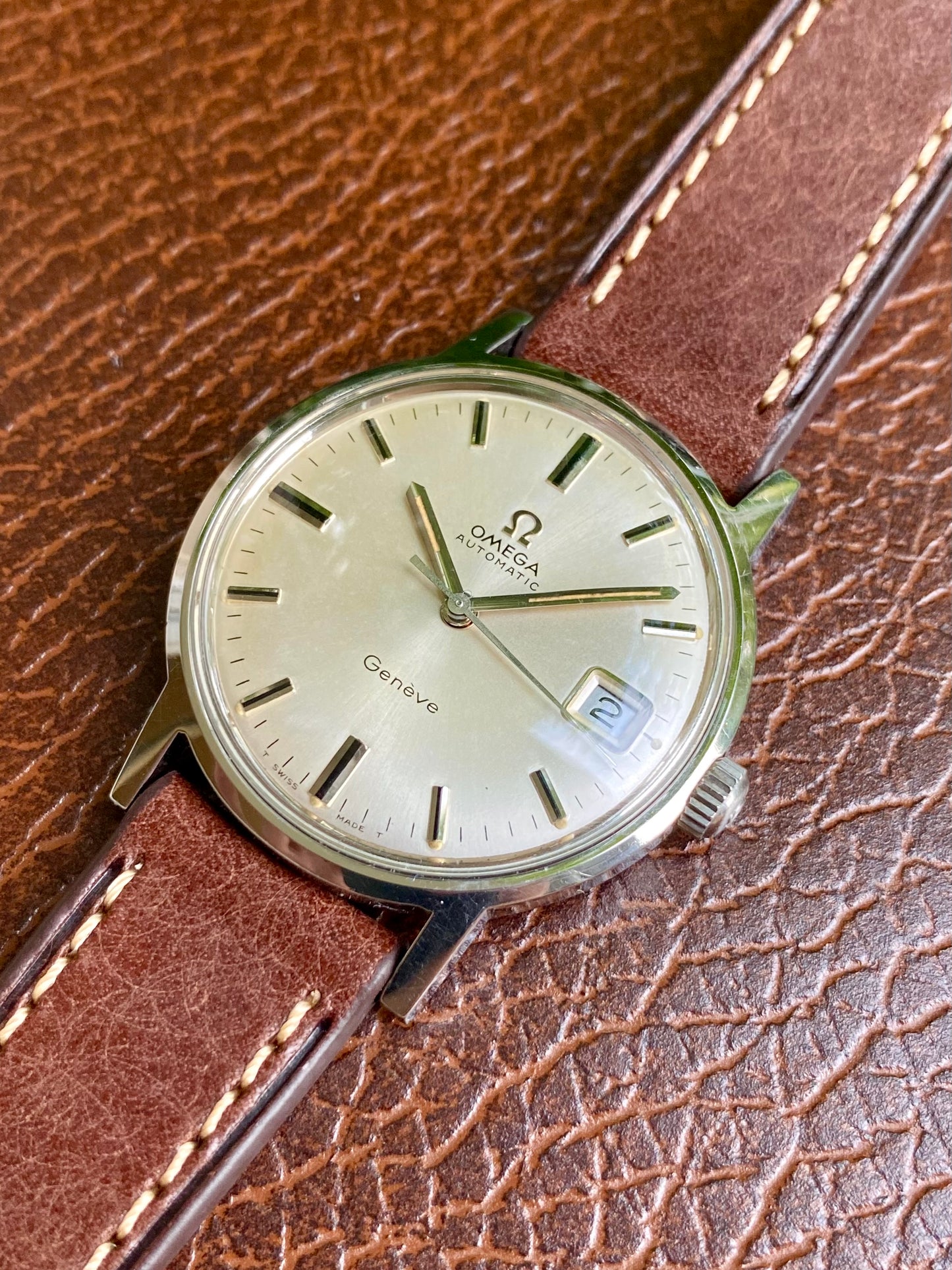 Omega Genève Automatic Montre Vintage Mécanique Cal.565 - Réf.166.070 - 1971