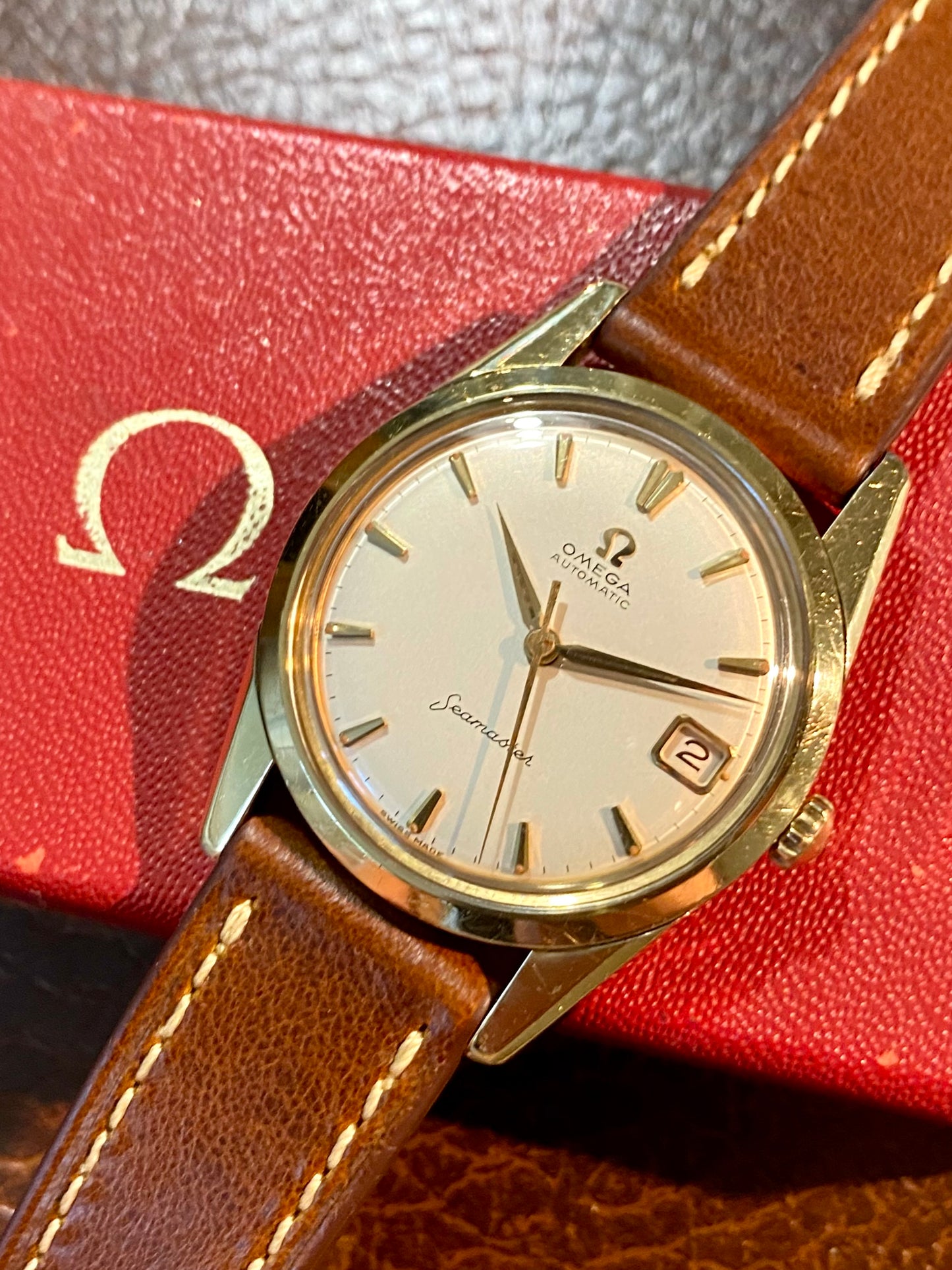 Omega Seamaster Automatic Cal.562 Montre Vintage Mécanique Réf.14701-3-SC - 1960 + Boîte