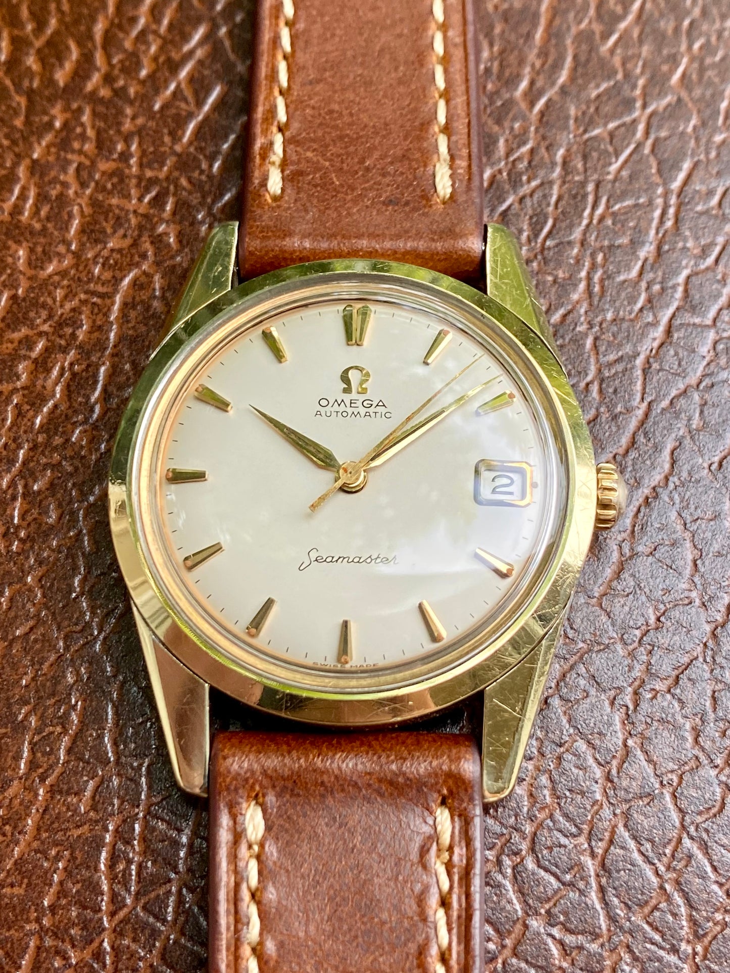 Omega Seamaster Automatic Cal.562 Montre Vintage Mécanique Réf.14701-3-SC - 1960 + Boîte