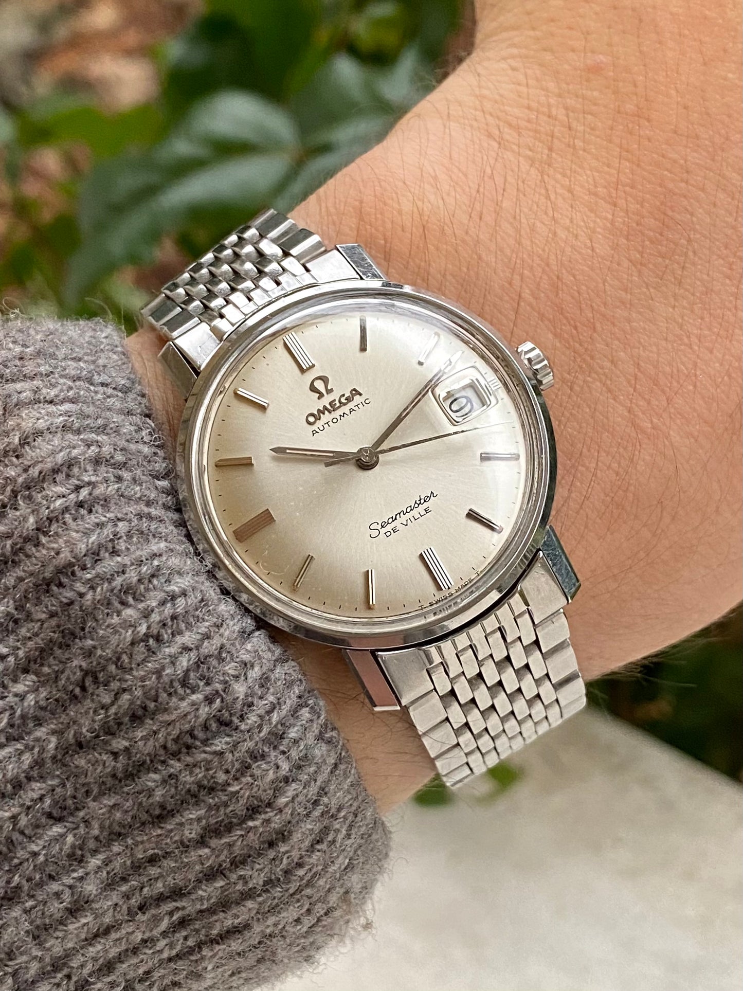 Omega Seamaster DeVille Automatic Cal.565 Montre Vintage + Bracelet - Ref.166.020 1967