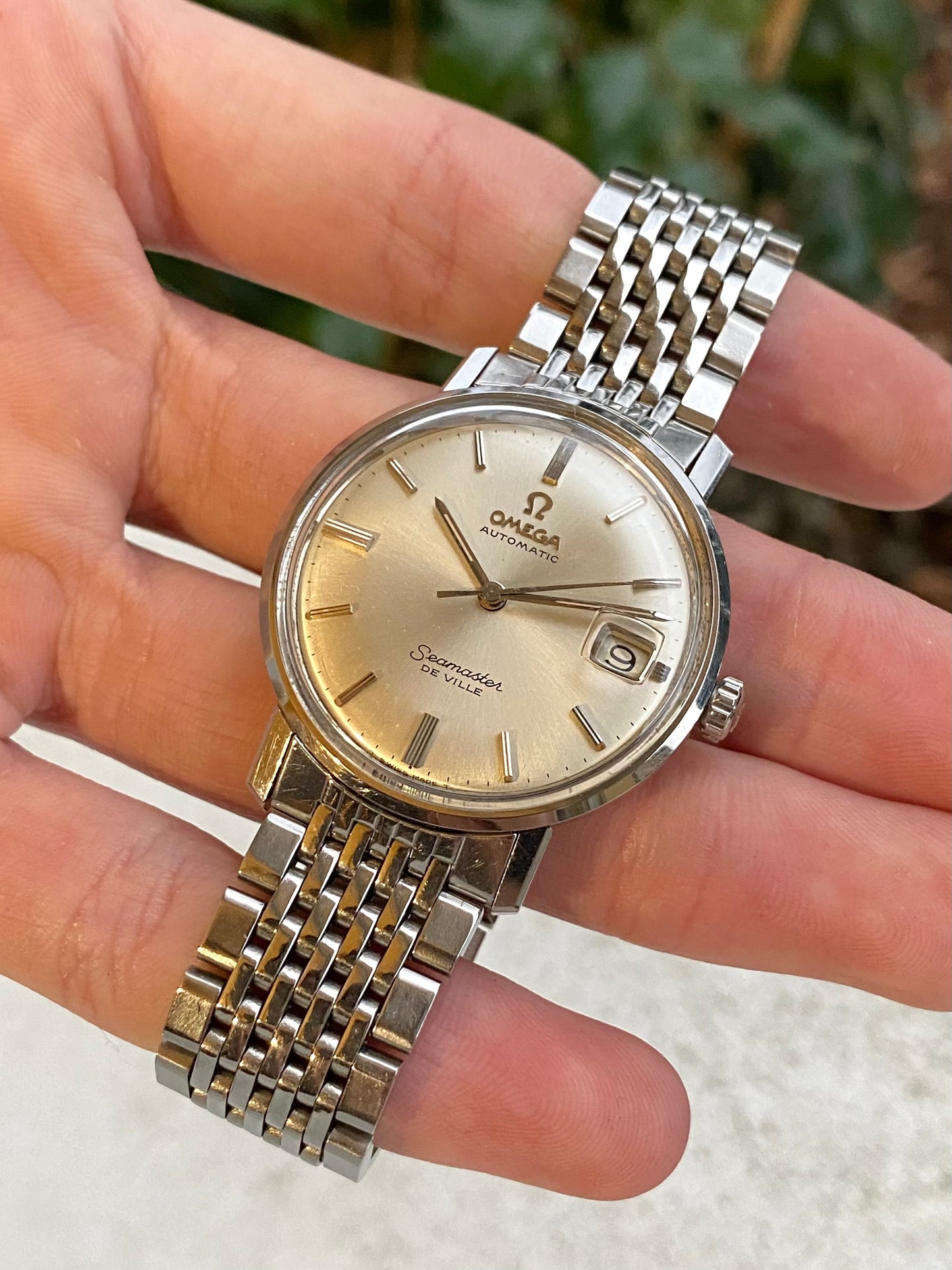 Omega Seamaster DeVille Automatic Cal.565 Montre Vintage + Bracelet - Ref.166.020 1967