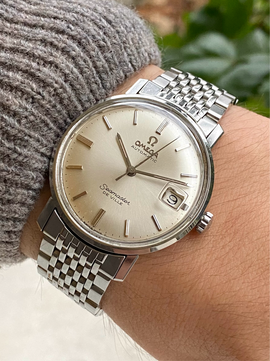 Omega Seamaster DeVille Automatic Cal.565 Montre Vintage + Bracelet - Ref.166.020 1967