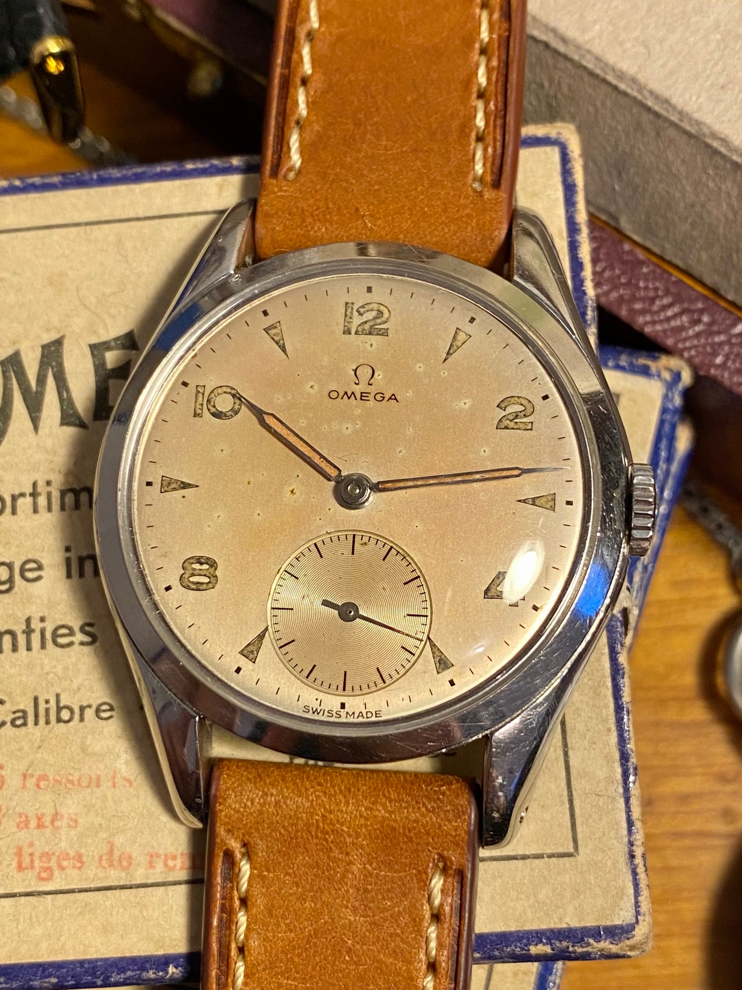 Omega 2503-2 Cal. 30T2 PC Montre Vintage Mécanique 1948