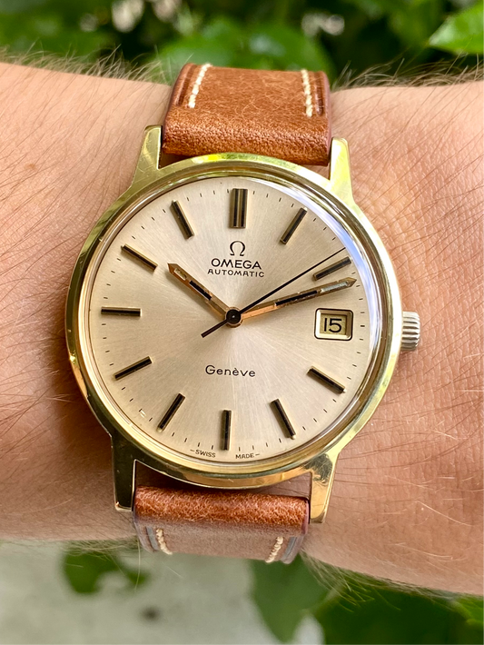 Omega Genève Automatic Cal.1012 Montre Vintage Mécanique Réf.166.0163 - 1972