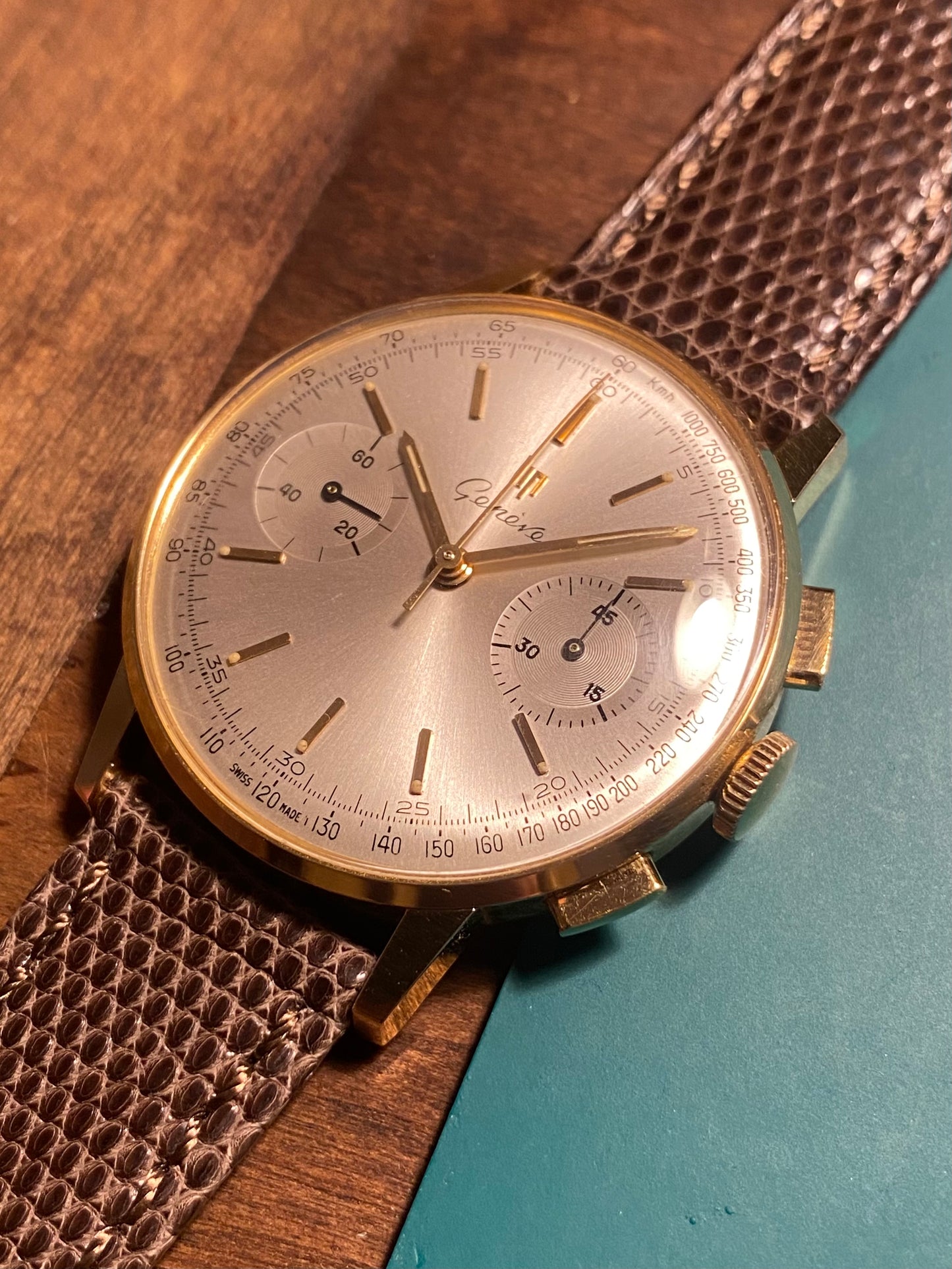 LIP Genève Chronographe RCH830 Venus 188 Montre Vintage Mécanique 1960