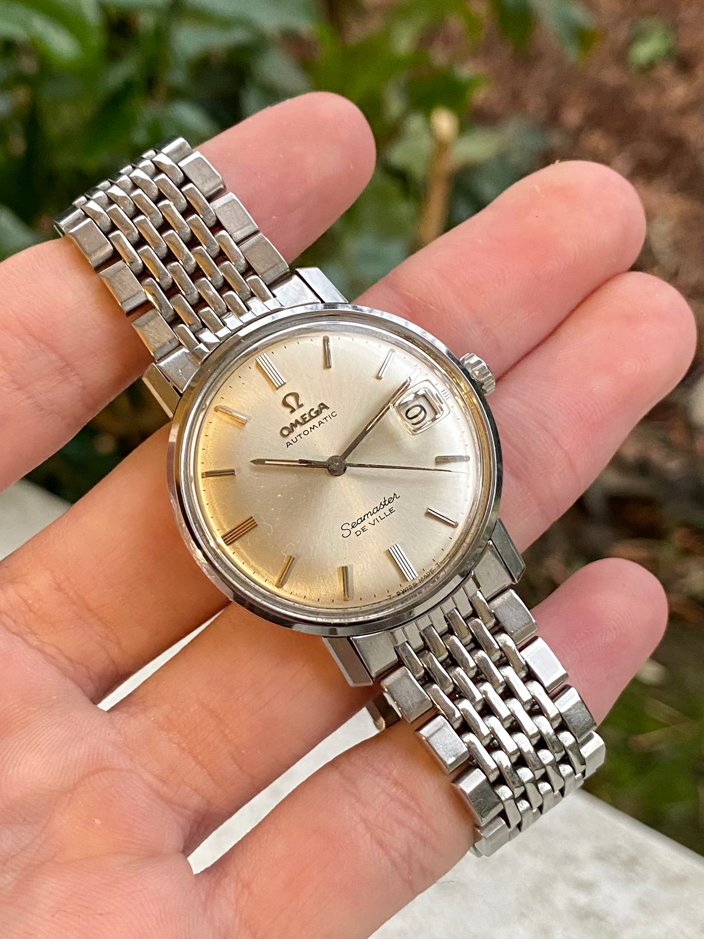 Omega Seamaster DeVille Automatic Cal.565 Montre Vintage + Bracelet - Ref.166.020 1967