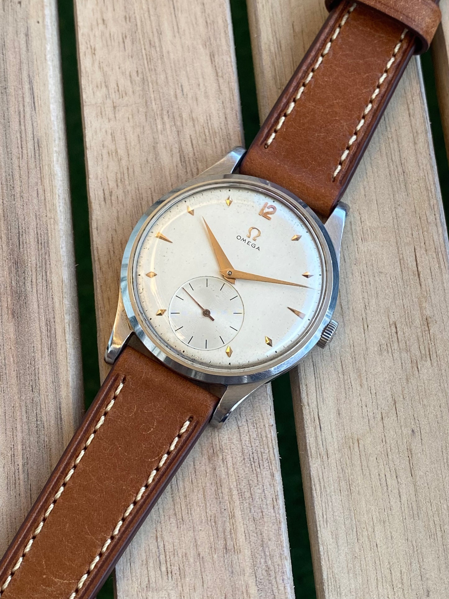 Omega Jumbo Oversize 38mm Cal.265 Réf. 2609 Montre Vintage Mécanique 1950