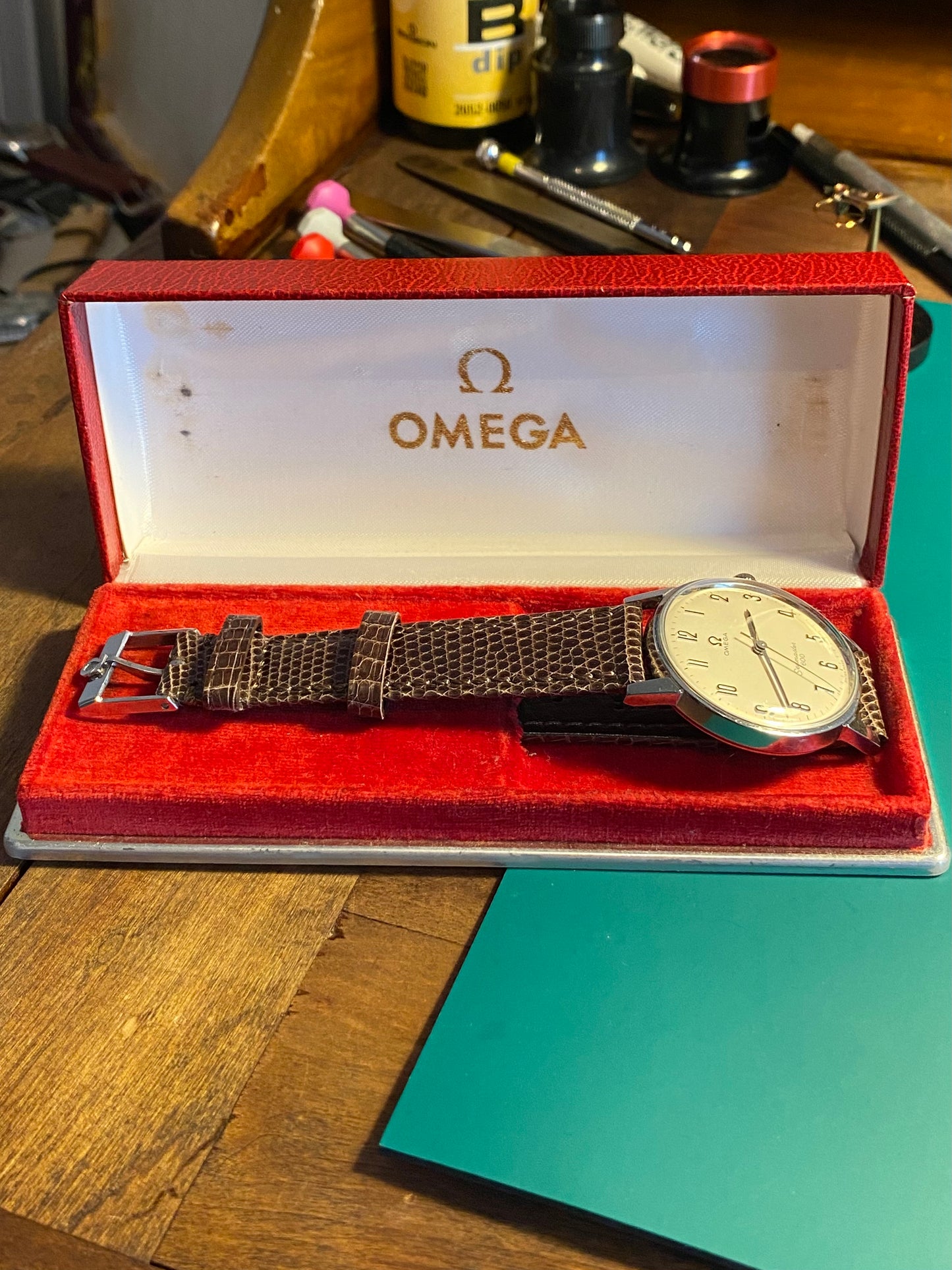 Omega Seamaster 600 Réf. 135.011 Cal.601 Montre Vintage Mécanique 1965 + Boîte d’origine & Boucle