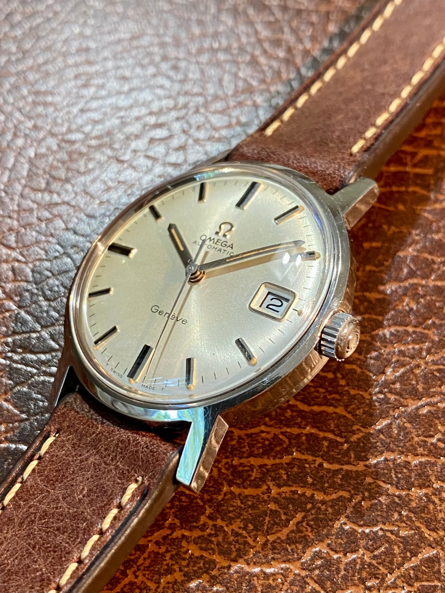 Omega Genève Automatic Montre Vintage Mécanique Cal.565 - Réf.166.070 - 1971