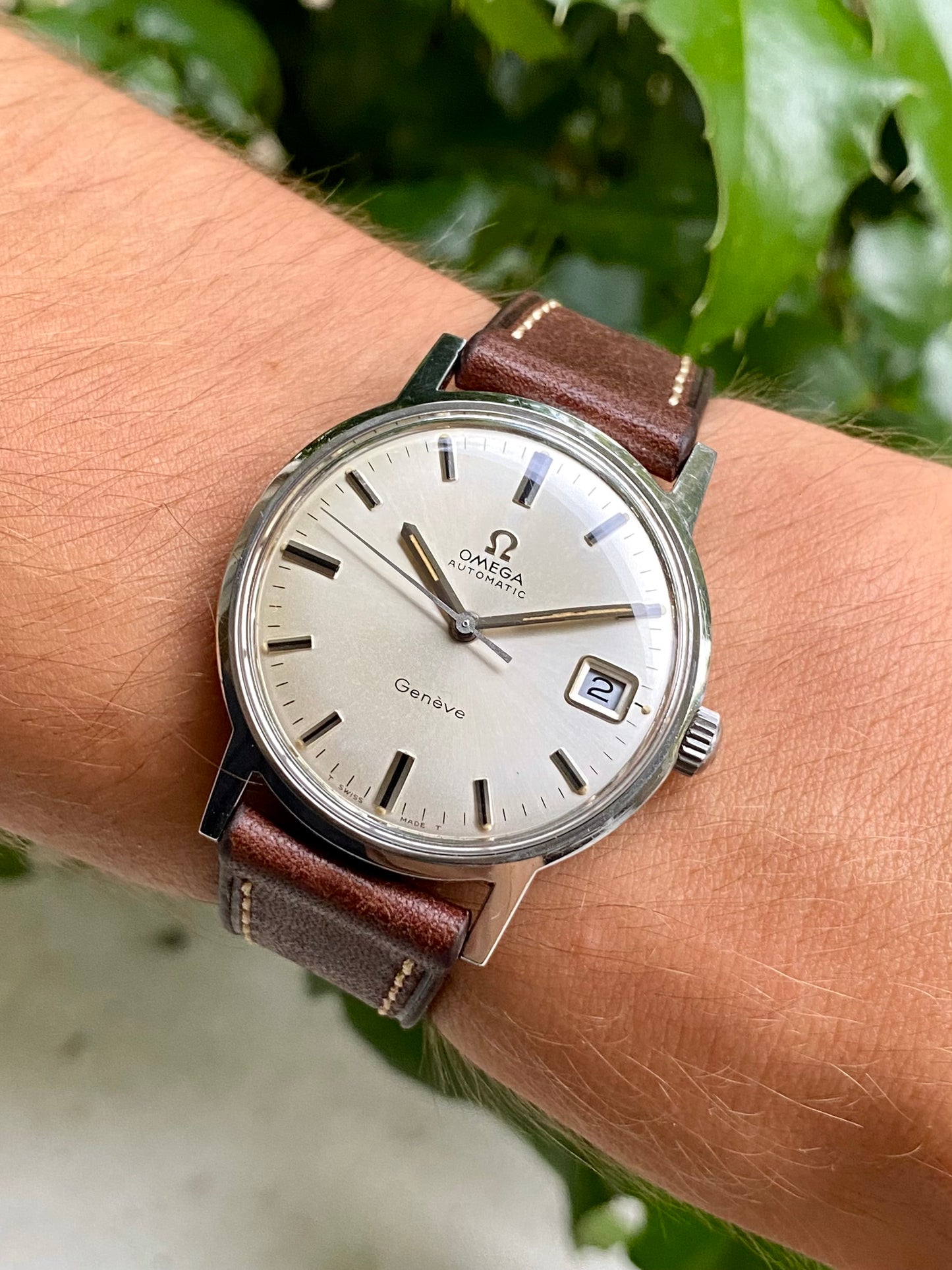 Omega Genève Automatic Montre Vintage Mécanique Cal.565 - Réf.166.070 - 1971