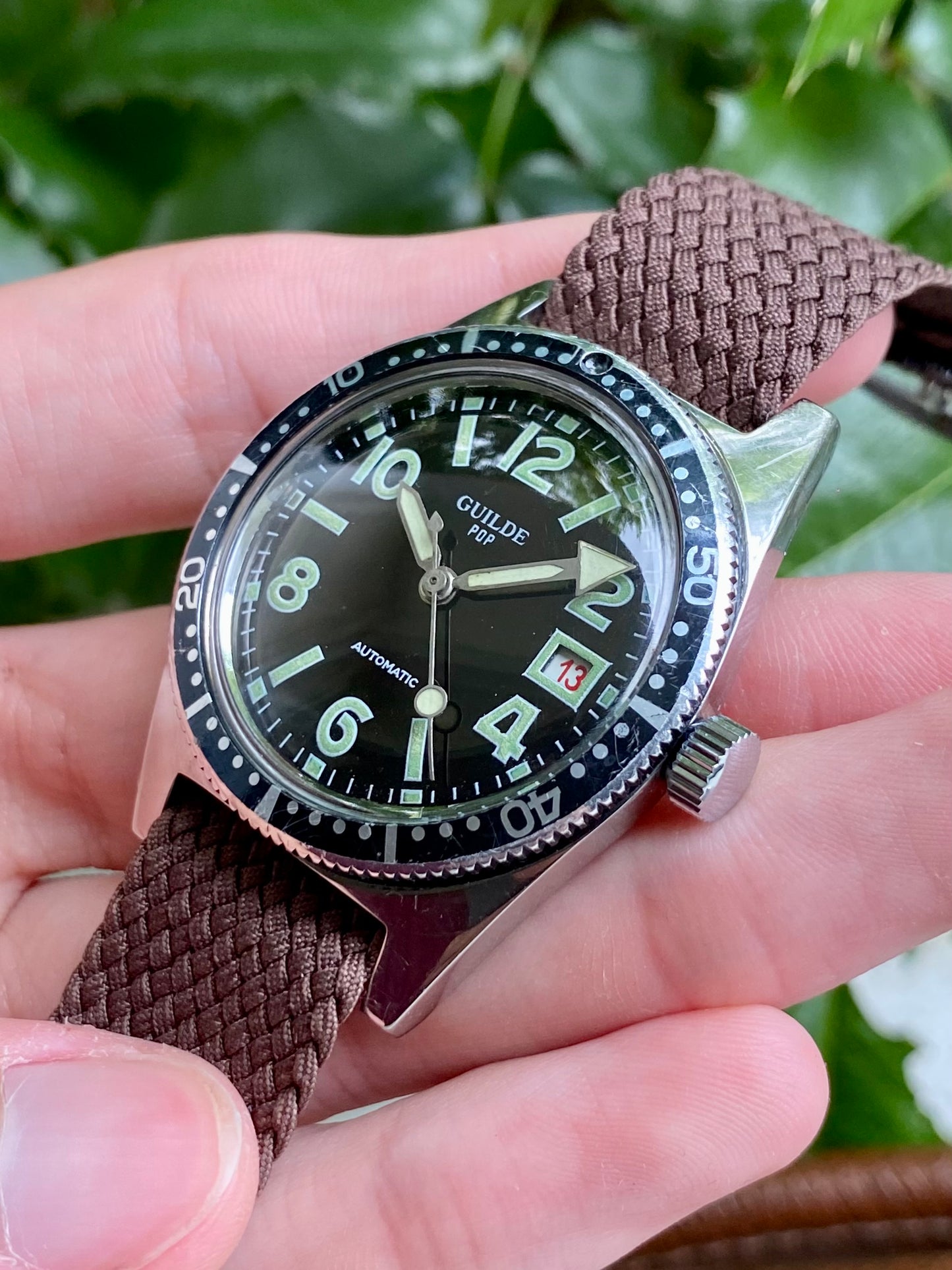 Guilde POP Automatic Montre Vintage de Plongée - ETA 2772 - 1970